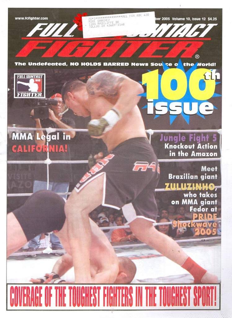 12/05 Full Contact Fighter Newspaper